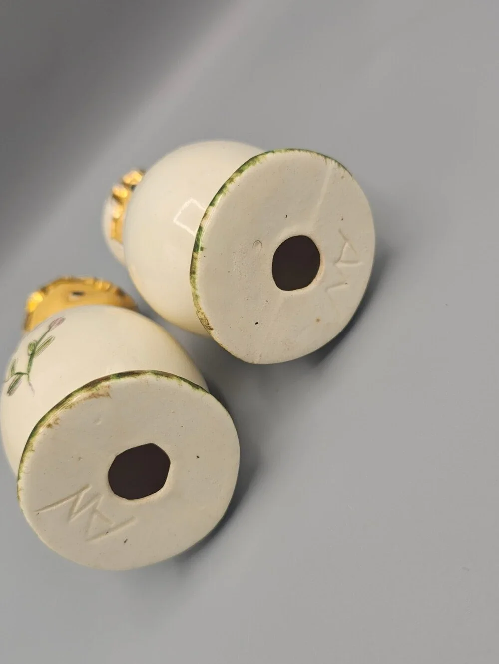 Vintage Ceramic Duck Salt and Pepper Shakers Set